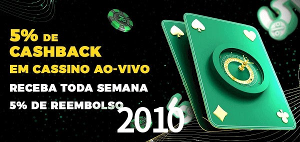 Promoções do cassino ao Vivo 2010